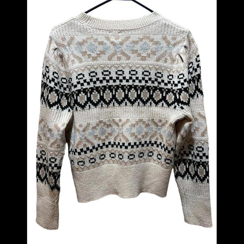 Freshman 1996‎ Ivory  Neutral Sweater Crew Neck Size S - Picture 2 of 3